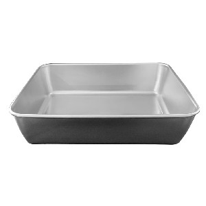 Mostrar detalhes de Bandeja Alta em Inox 35x6cm 7322 - KEHOME Imagem de Bandeja Alta em Inox 35x6cm 7322 - KEHOME